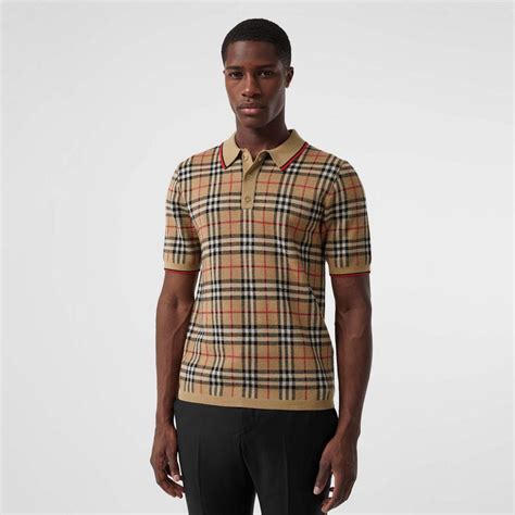 polo burberry homme manche longue|burberry polo shirt men.